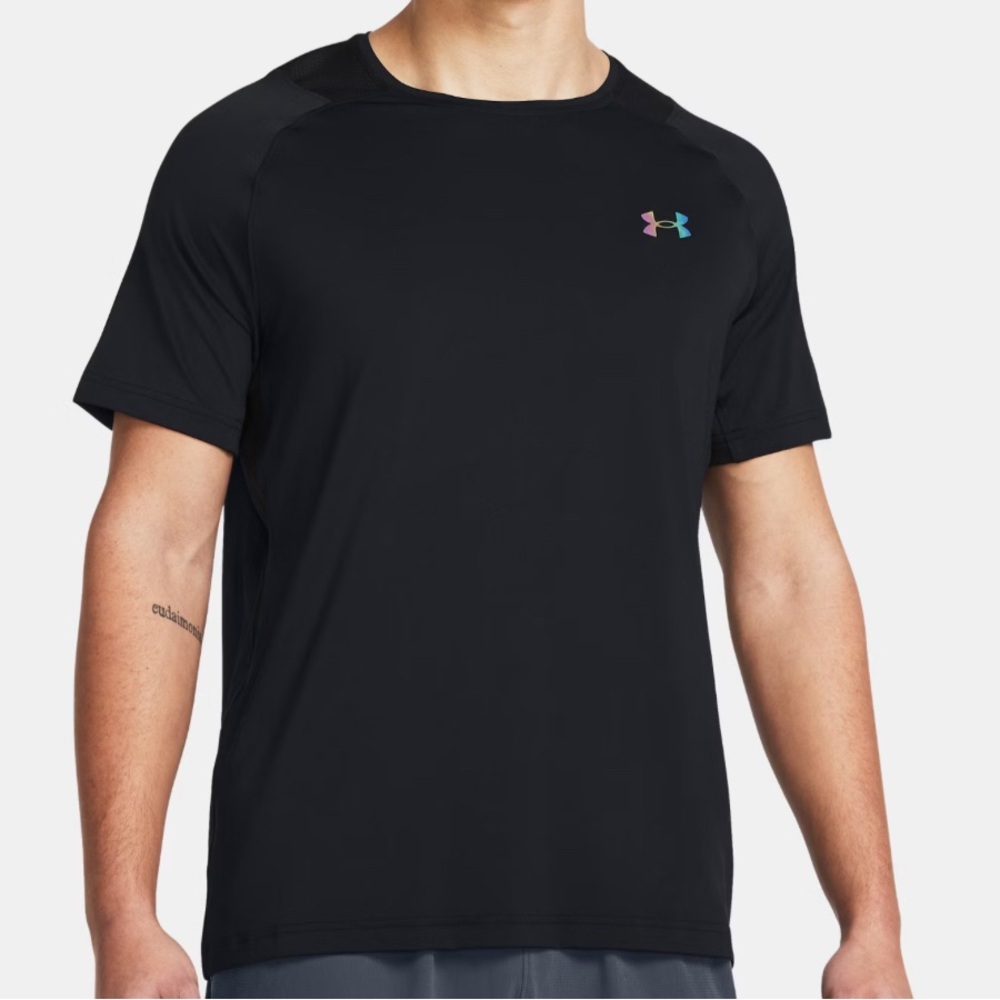 Under Armour Men's Black Tee with Logo